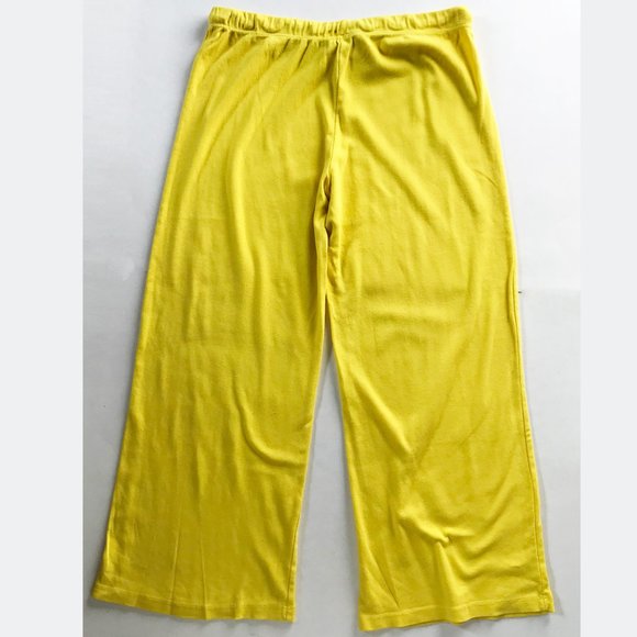 Firehouse "LOVE" Yellow Lounge Pants (Small) - Picture 3 of 6